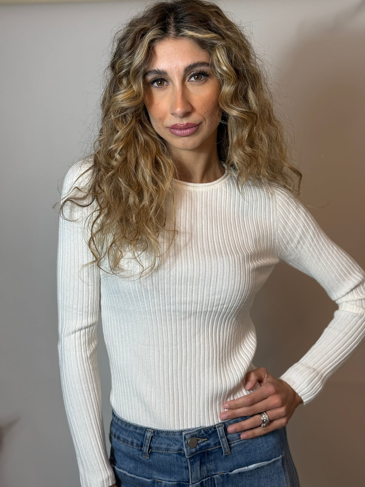 Maglia basic in viscosa