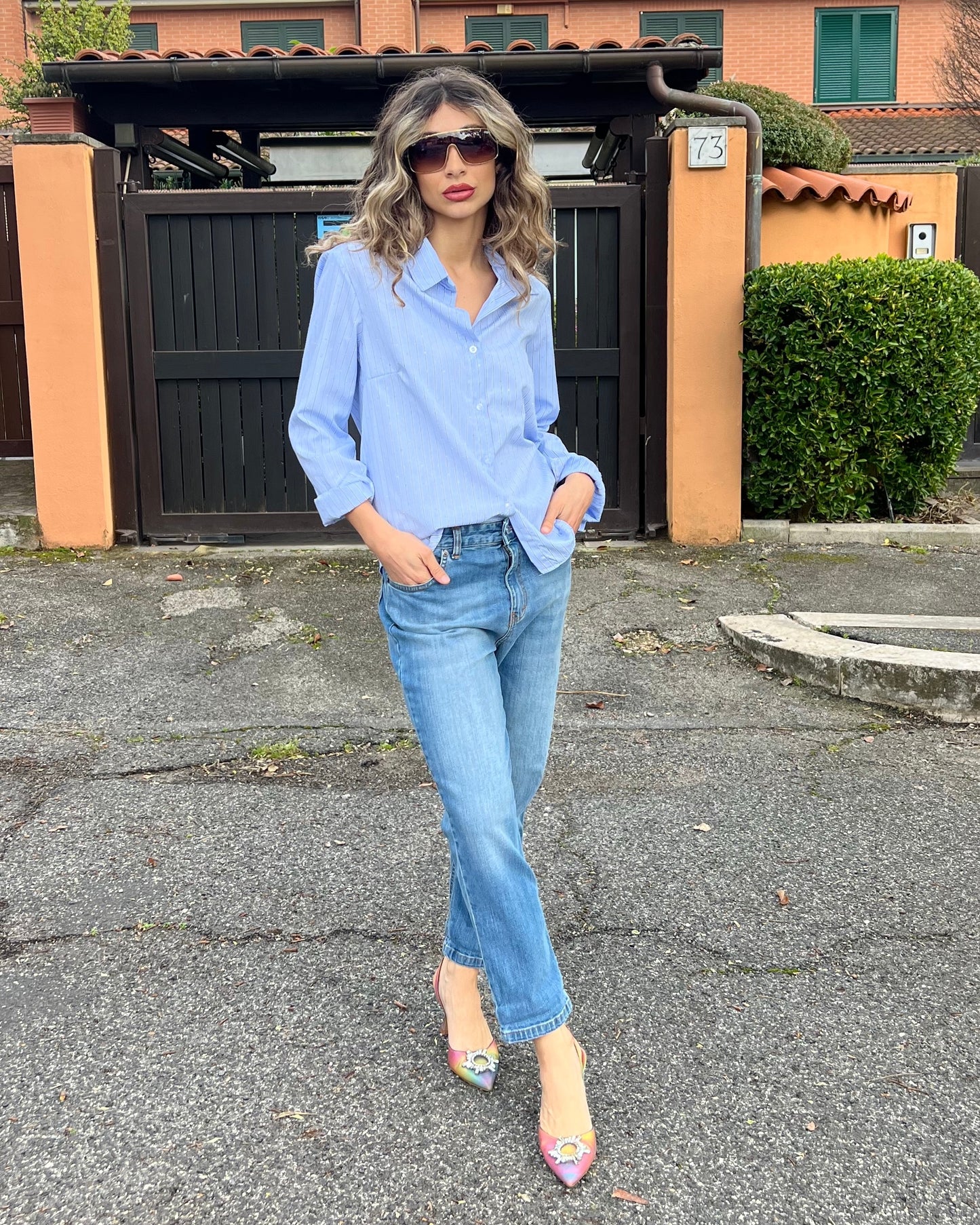 Camicia in viscosa