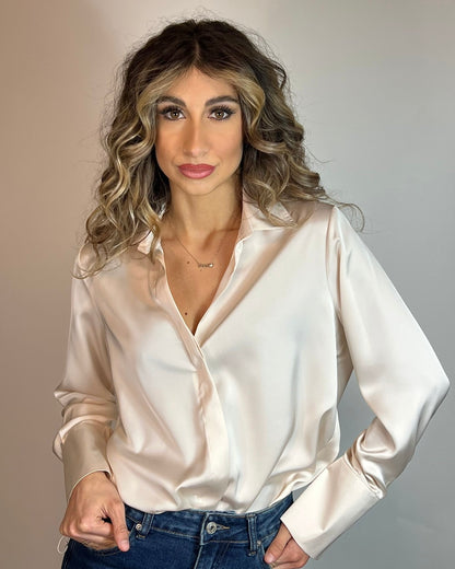 Camicia in raso
