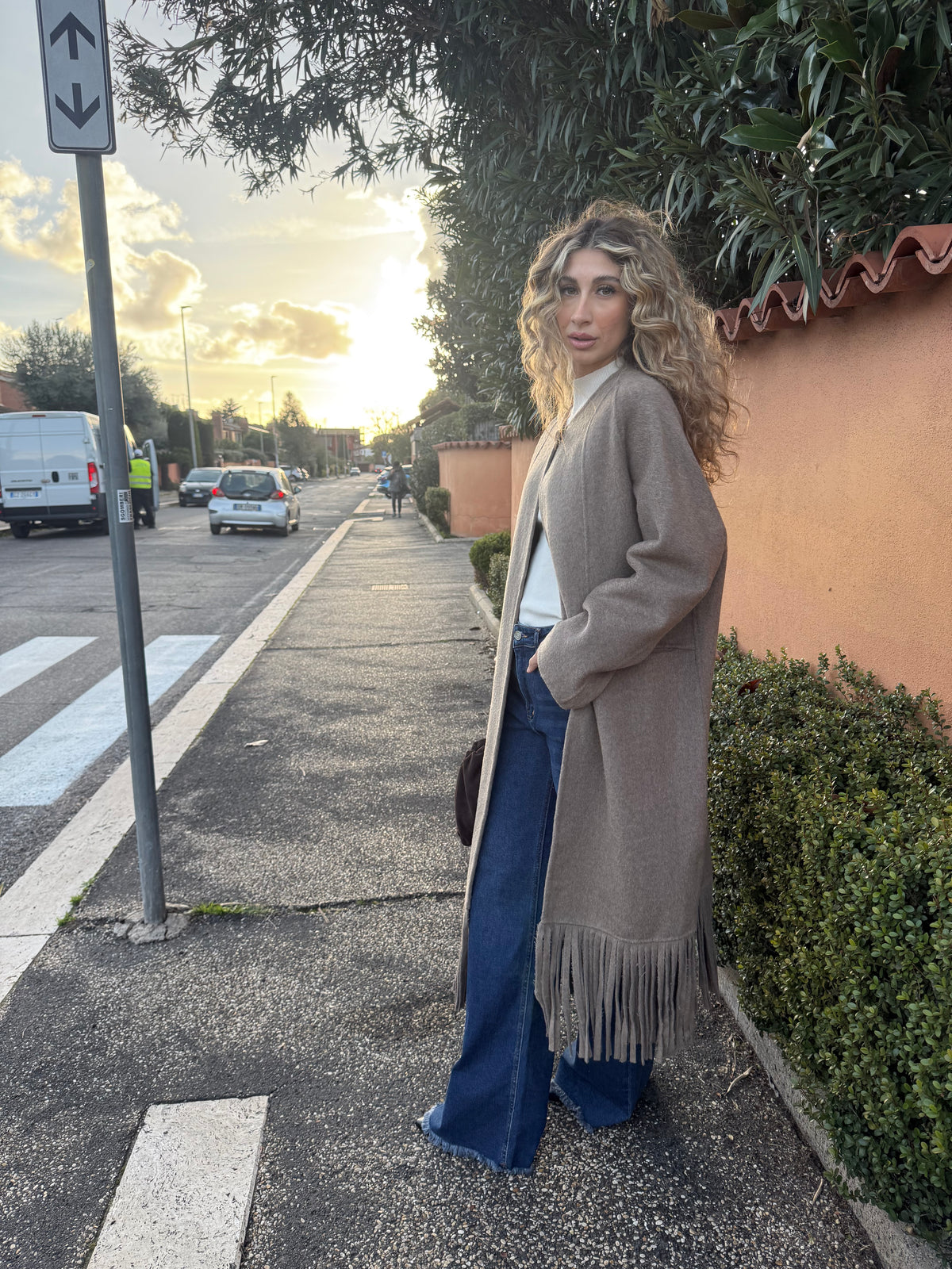 Cappotto in 100 % lana