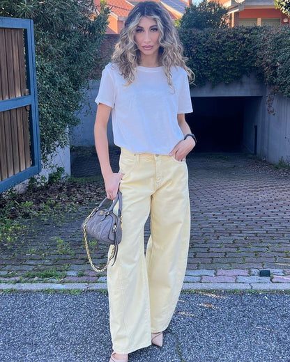 Jeans barrel leg