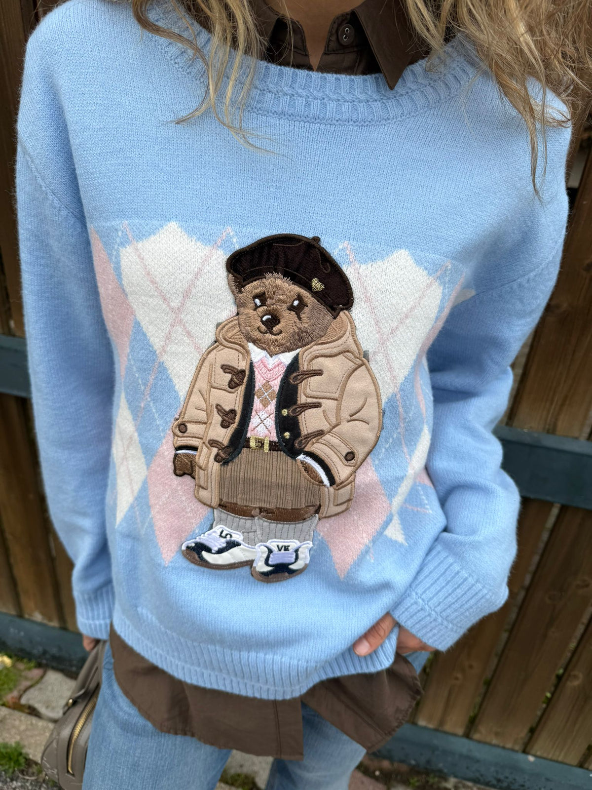 Maglia in viscosa e lana