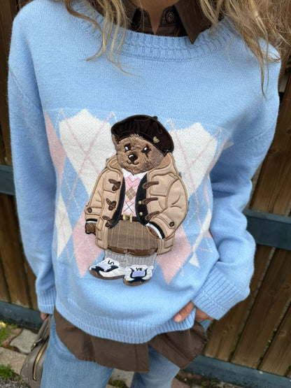 Maglia in viscosa e lana