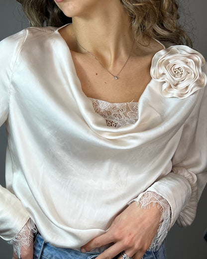 Blusa in raso