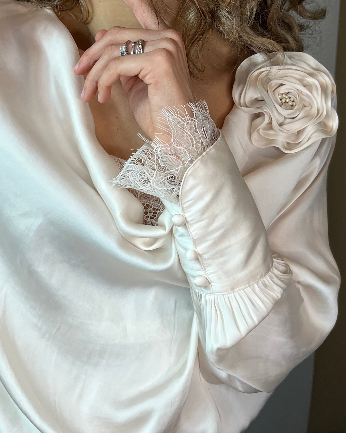 Blusa in raso