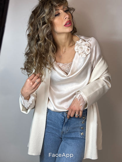 Blusa in raso