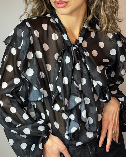 Blusa in chiffon