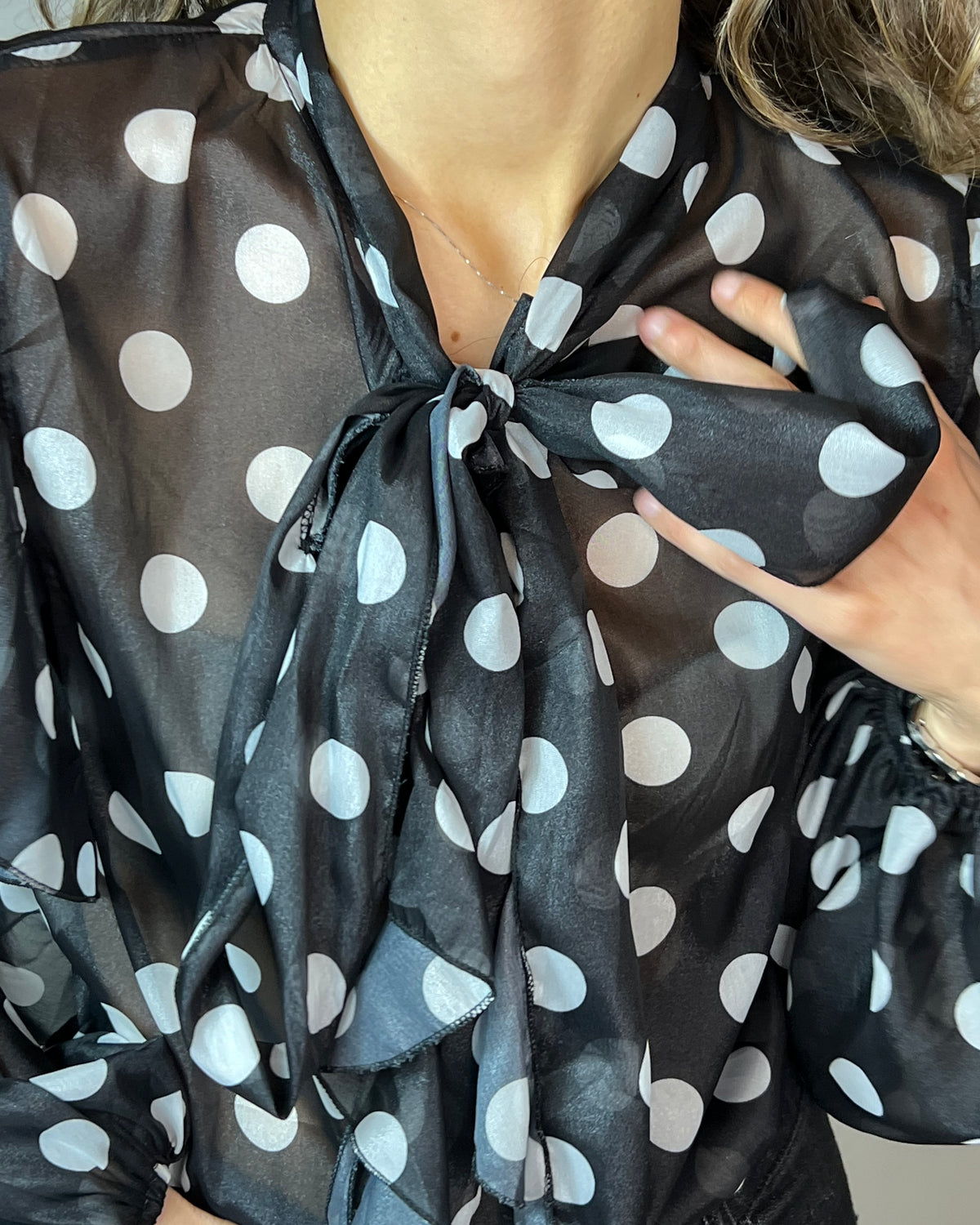 Blusa in chiffon