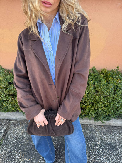 Giacca in suede