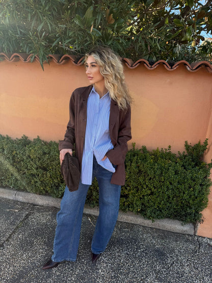 Giacca in suede