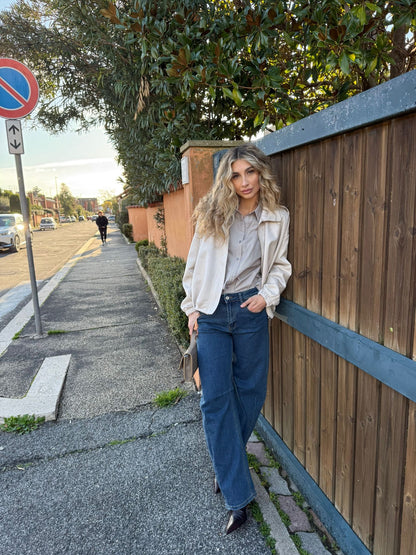 Jeans barrel leg