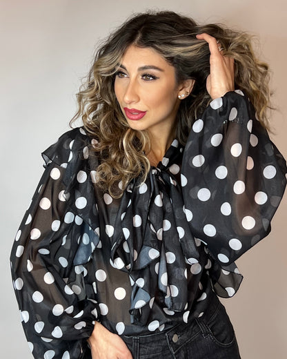 Blusa in chiffon