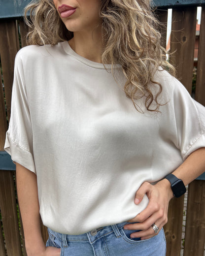 Blusa in raso