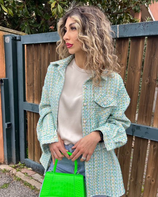 Maxi camicia capospalla