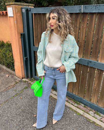 Maxi camicia capospalla