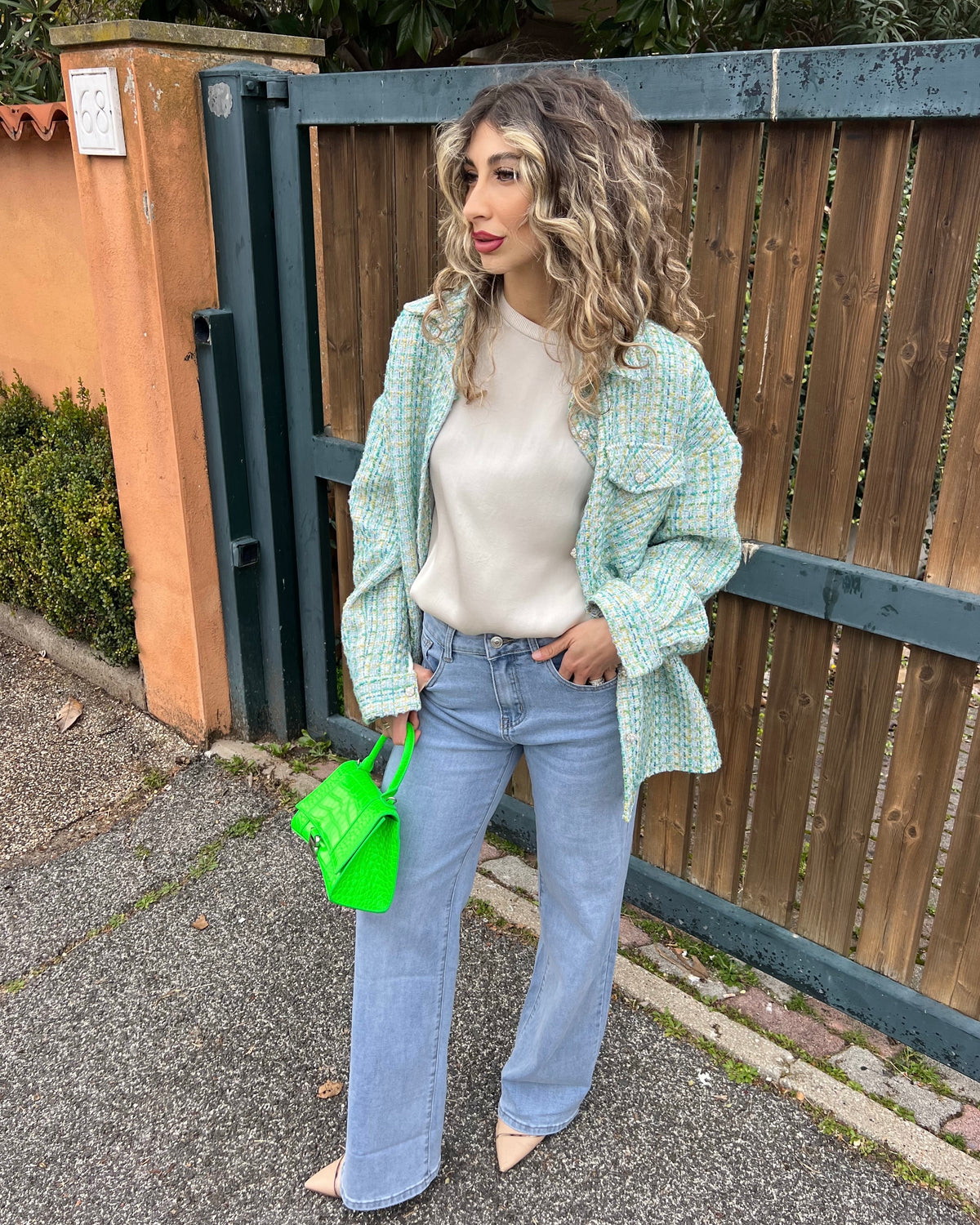 Blusa in raso