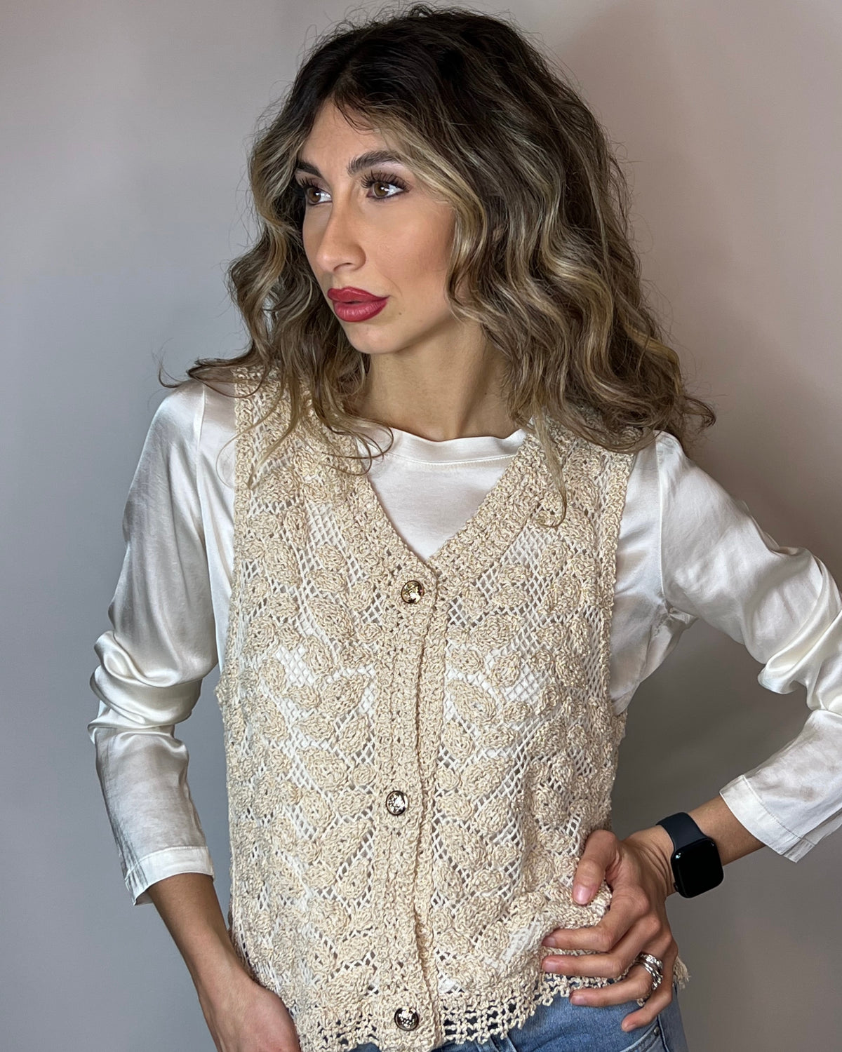 Gilet in crochet