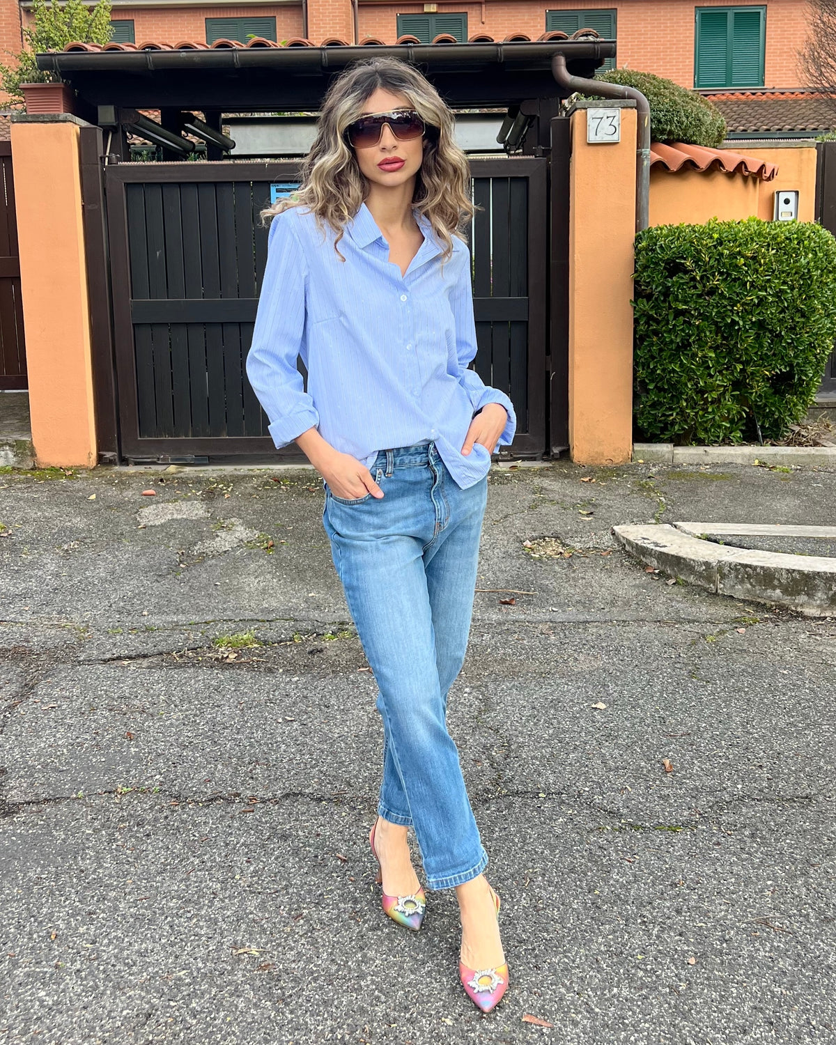 Camicia in viscosa