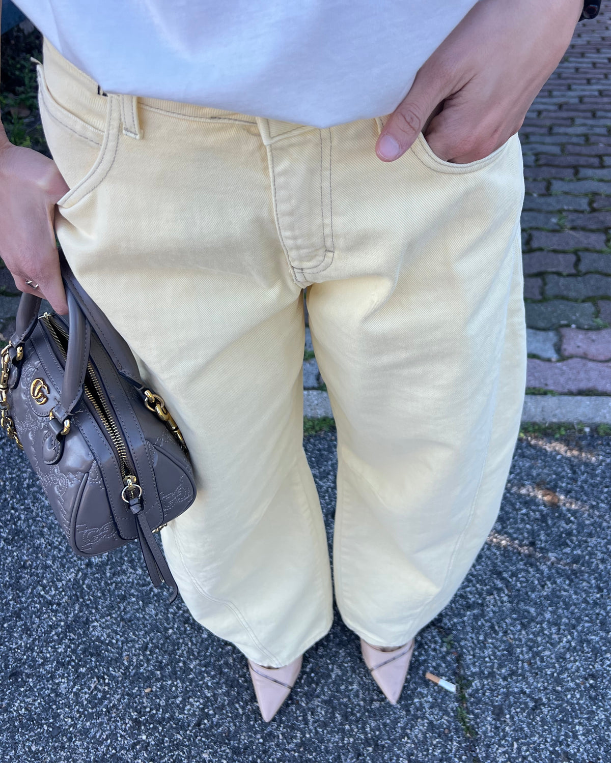 Jeans barrel leg