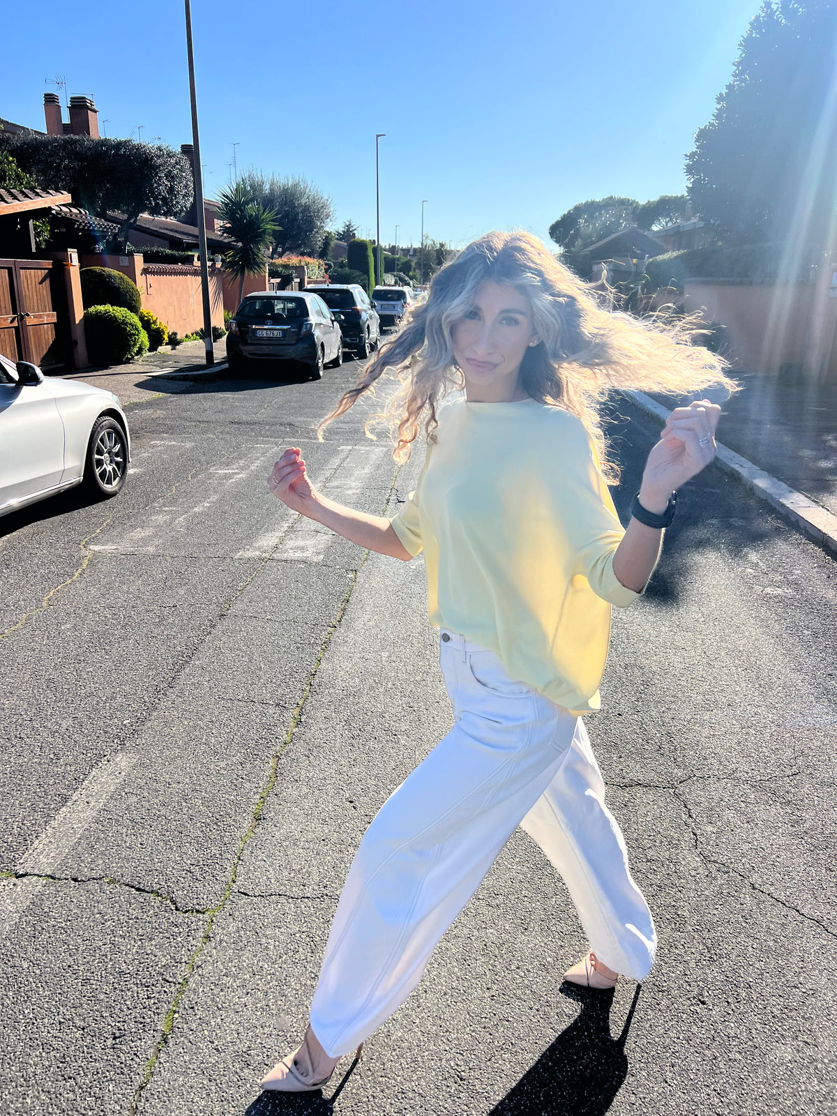 Jeans barrel leg