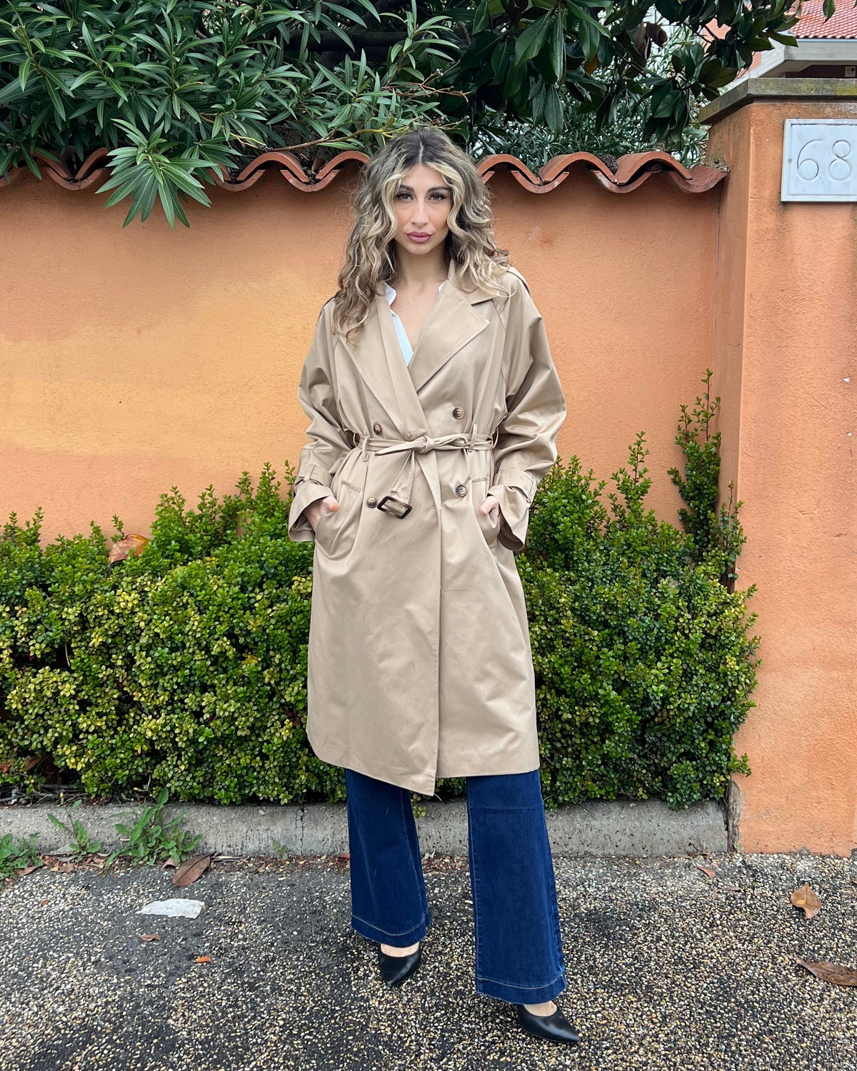 Trench in viscosa