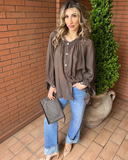Camicia in viscosa