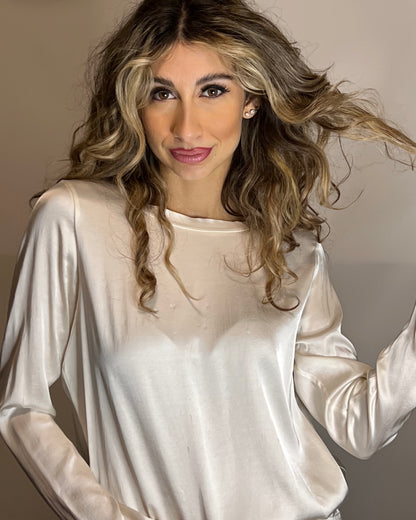 Blusa in raso