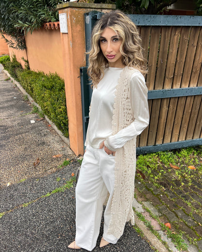Blusa in raso