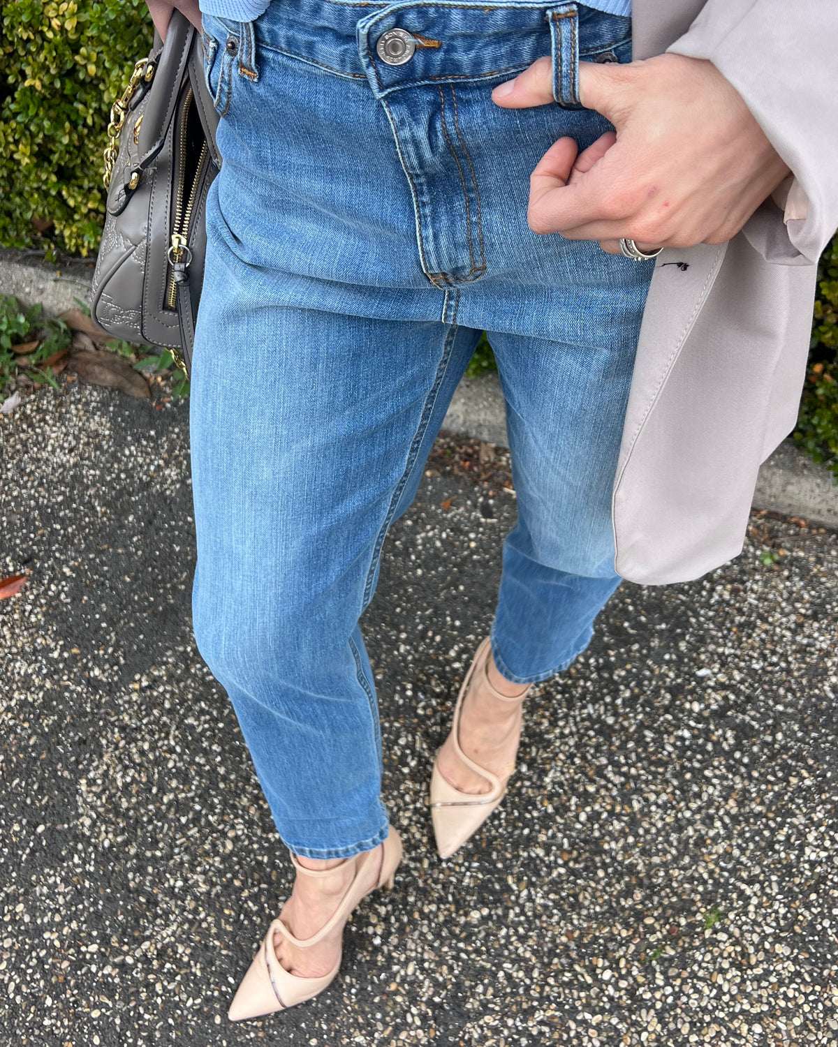 Jeans slim fit lavaggio medio