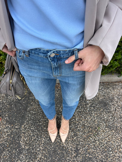 Jeans slim fit lavaggio medio