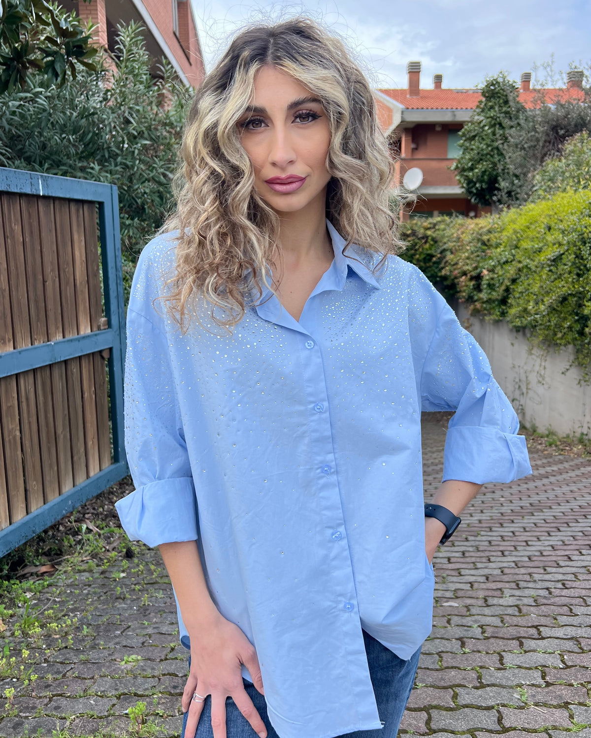 Camicia in cotone
