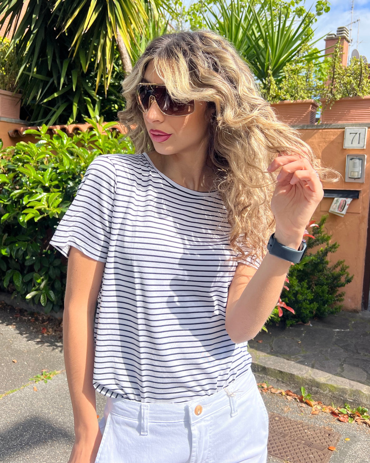 T shirt a righe