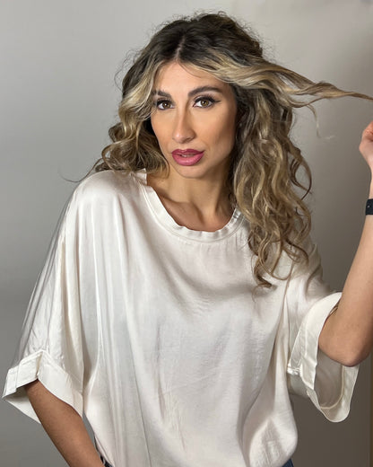 Blusa in raso