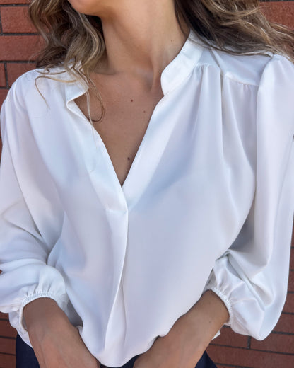 Camicia in chiffon