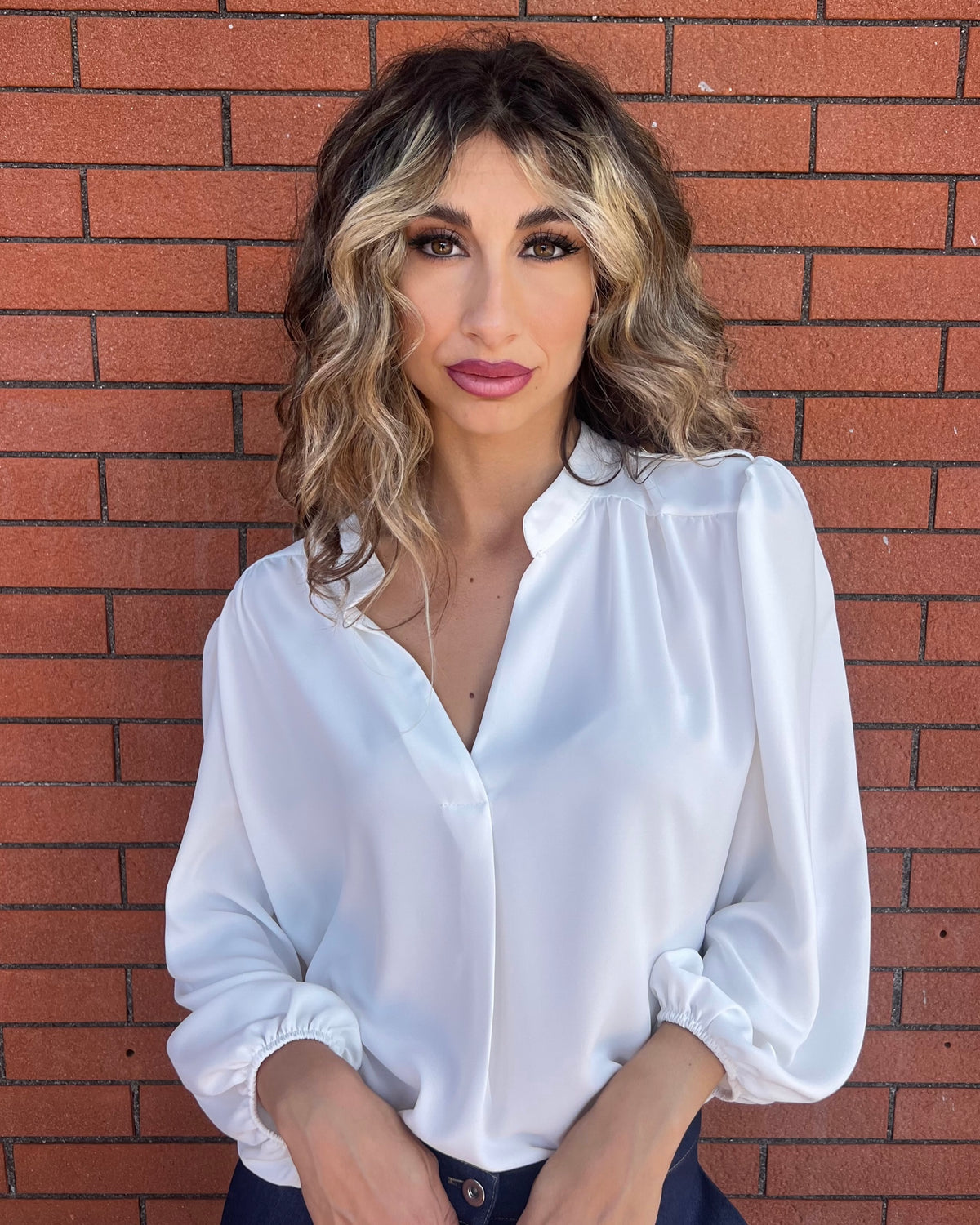 Camicia in chiffon