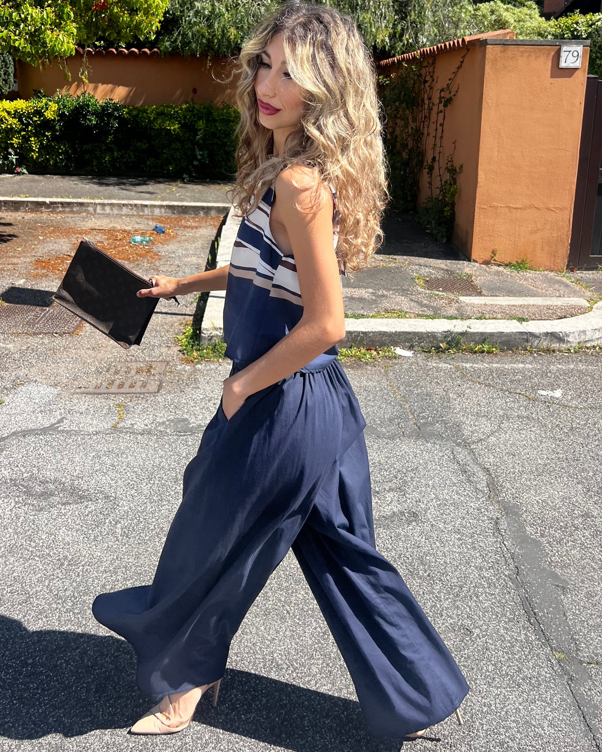 Panta gonna in viscosa leggera